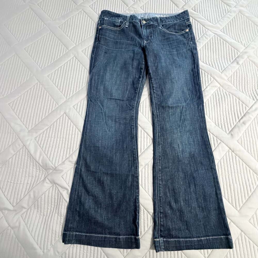 Gap 1969 Long & Lean Dark Wash Flare Jeans Size 29/8